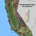 Shaded Relief Map Of California. | Maps I Like | California Map   California Relief Map