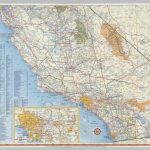 Shell Highway Map Of California (Southern Portion).   David Rumsey   Driving Map Of California