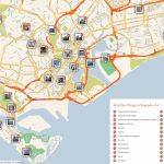 Singapore Printable Tourist Map In 2019 | Free Tourist Maps   Melaka Tourist Map Printable