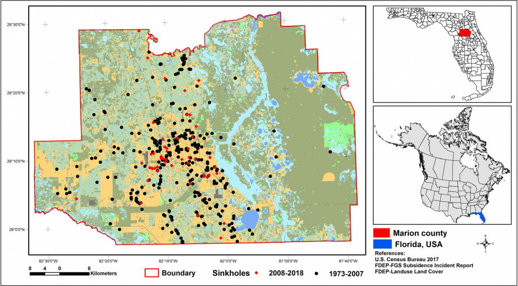 Citrus County Sinkhole Map