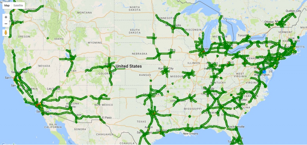 Siriusxm Traffic - California Traffic Conditions Map