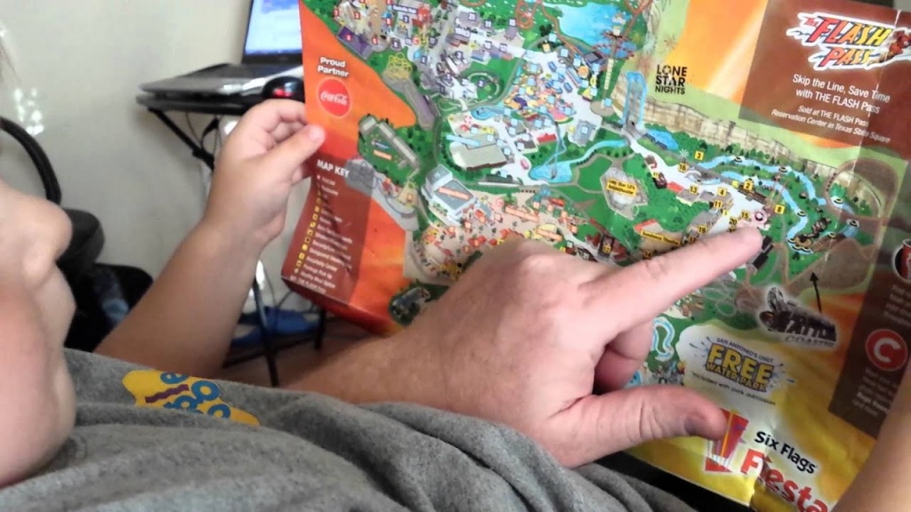 Six Flags Fiesta Texas Map -Cw - Youtube - Fiesta Texas Map