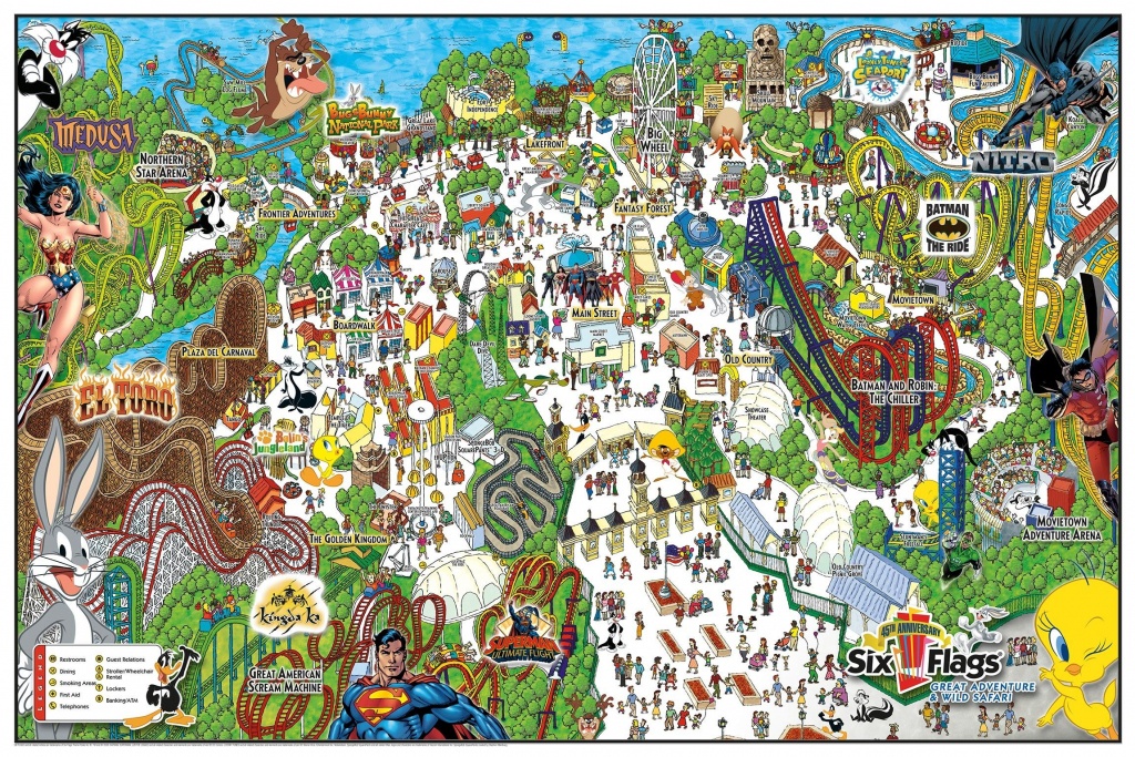 Six Flags Great Adventure &amp;amp; Wild Safari Map. | Vacations &amp;amp; Traveling - Six Flags Great America Printable Park Map