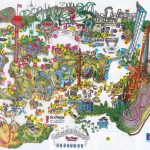 Six Flags Magic Mountain Map. | Assorted Ii In 2019 | Theme Park Map   Six Flags Map California 2018