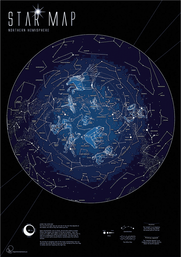 Printable Constellation Map Free Printable Maps