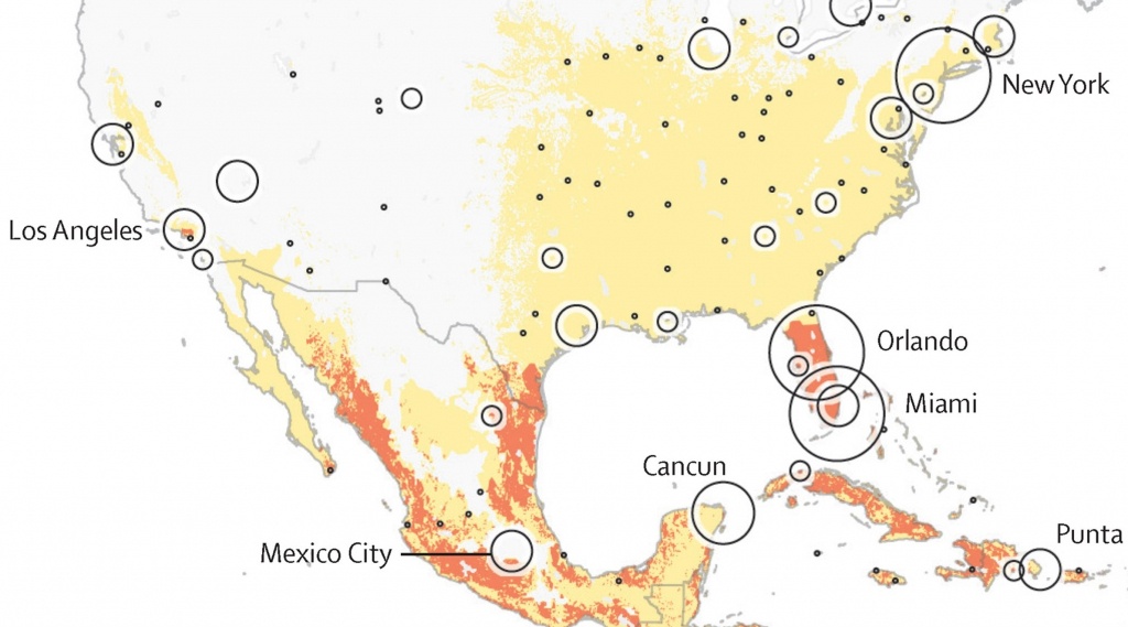 So Far, Zika Is Showing Up In The United States Just Where The - Zika Florida Map