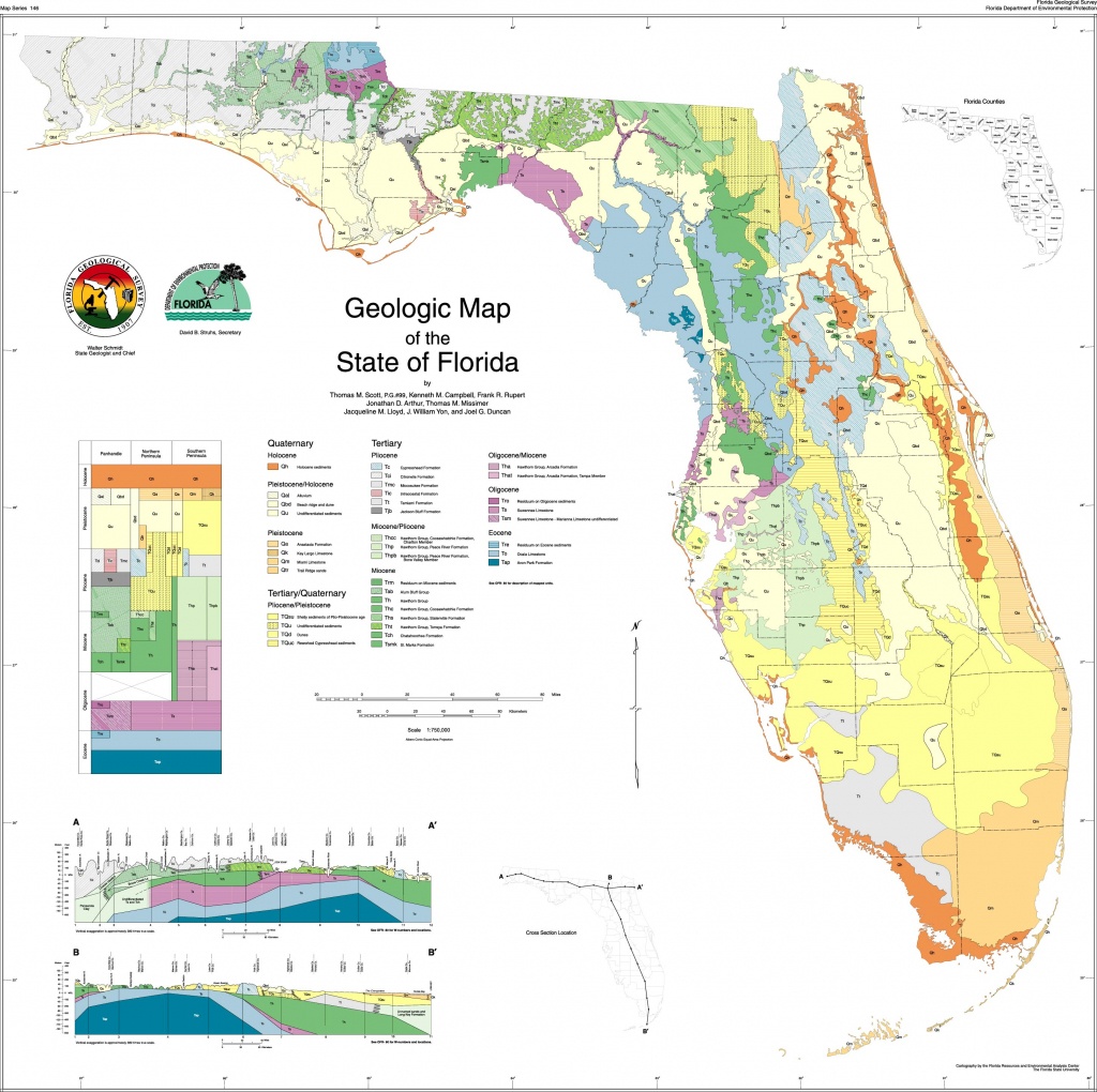 Sofia - Florida Geologic Map - Map Of S Florida