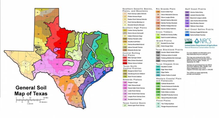 Soil Conditions - Texas Soil Map - Free Printable Maps