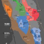 Sonoma Wine Map (Poster) | Wine Folly   California Wine Appellation Map