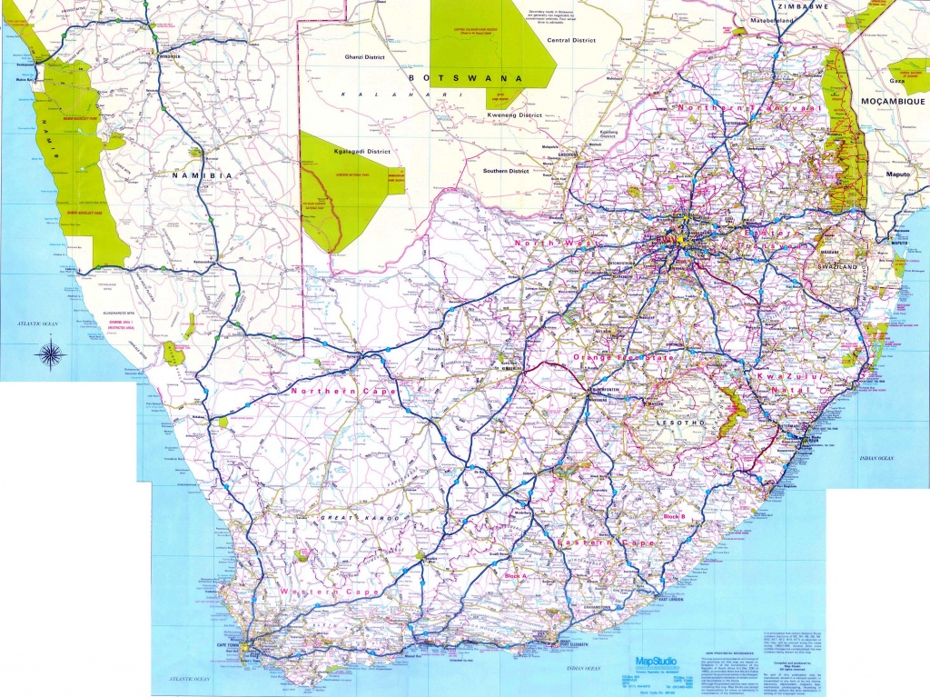 South Africa Maps | Printable Maps Of South Africa For Download - Printable Map Of South Africa