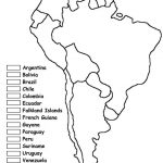 South America Unit W/ Free Printables | Homeschooling | Spanish   Free Printable Map Of South America