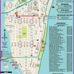 South Beach Restaurant And Sightseeing Map | Miami | South Beach   Map Of Miami Beach Florida