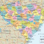 South Carolina County Map In Of North Georgia Usa 8 6   South Carolina County Map Printable