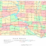 South Dakota Printable Map   Printable Map Of North Dakota