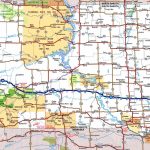 South Dakota Road Map   Printable Map Of North Dakota