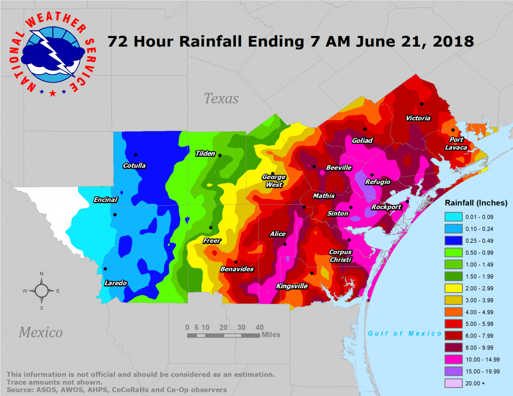 South Texas Heavy Rain And Flooding Event: June 18-21, 2018 - Orange County Texas Flood Zone Map