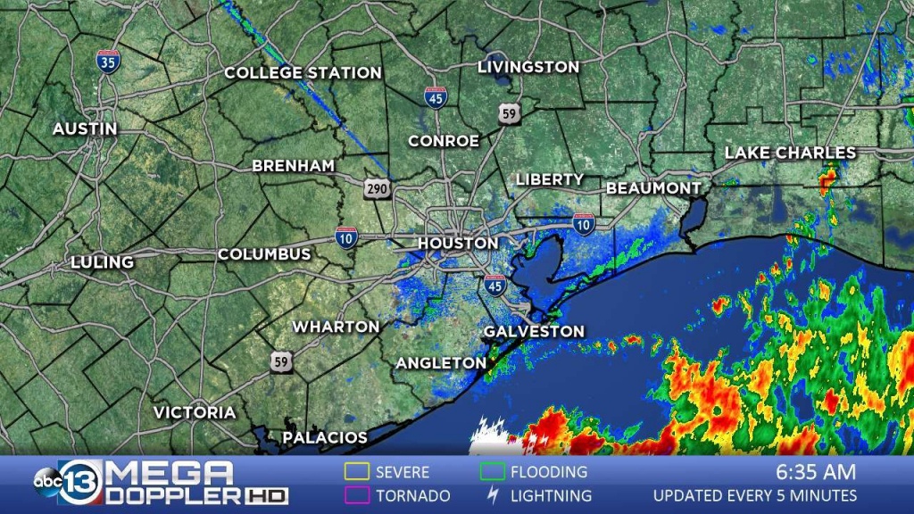 Southeast Texas Radar | Abc13 - Texas Weather Map Today