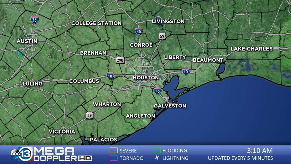 Southeast Texas Radar | Abc13 - Texas Weather Map