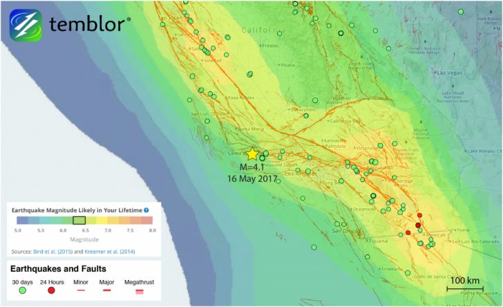 Southern California Earthquake Map