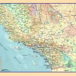 Southern California Wall Map   The Map Shop   Map Of California