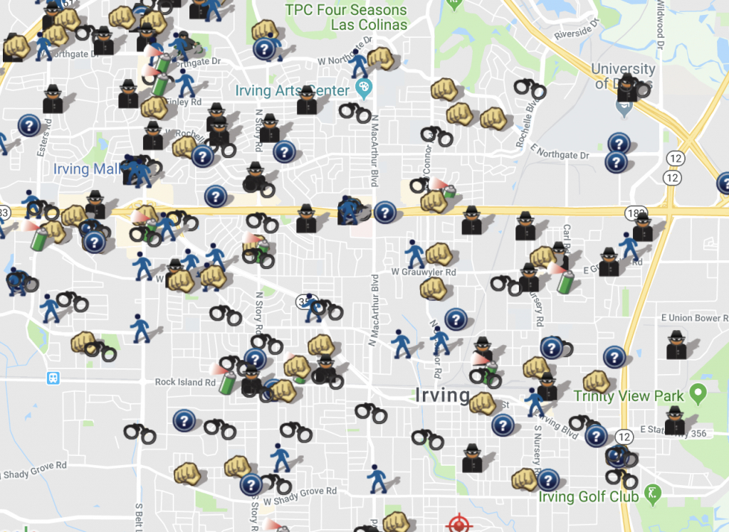 Spotcrime - The Public&amp;#039;s Crime Map - Texas Crime Map