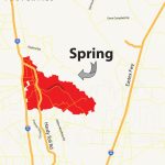 Spring Tx Real Estate Guide | Find Spring Homes For Sale   Spring Texas Map