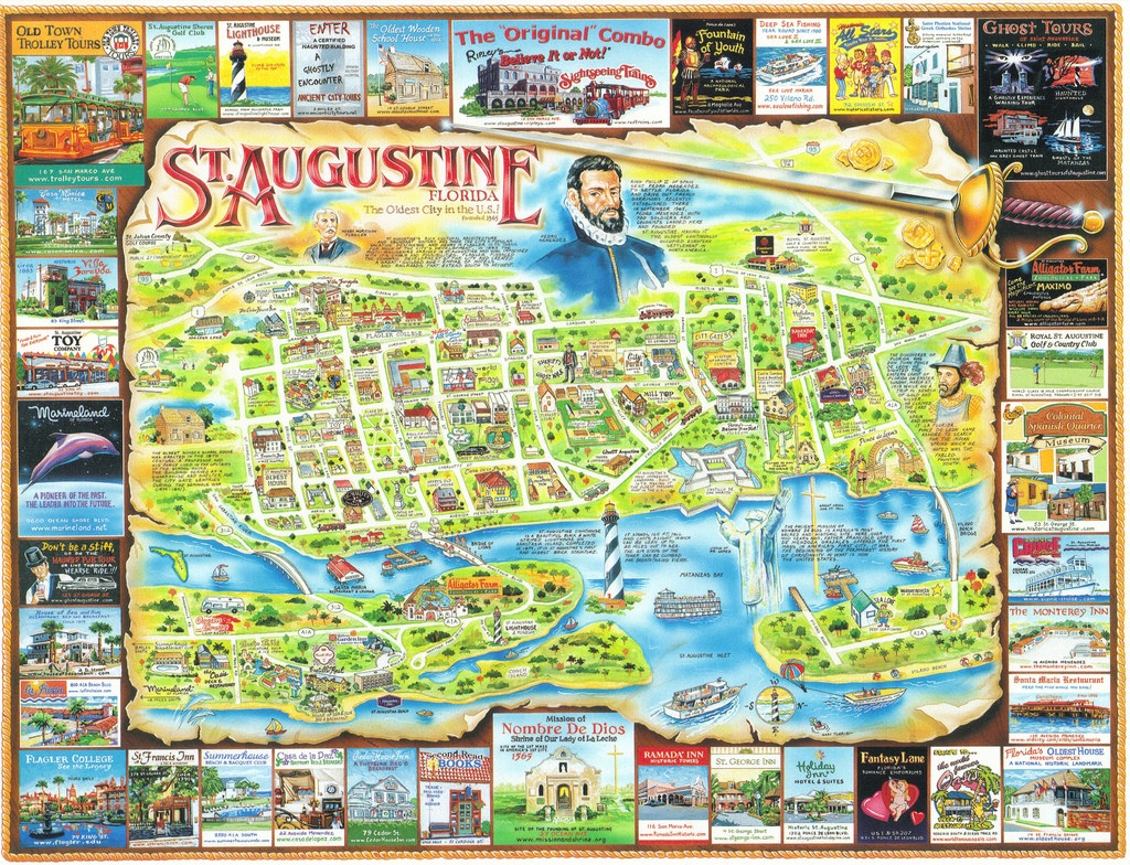 St Augustine Florida Map (92+ Images In Collection) Page 3 - St Augustine Florida Map Of Attractions