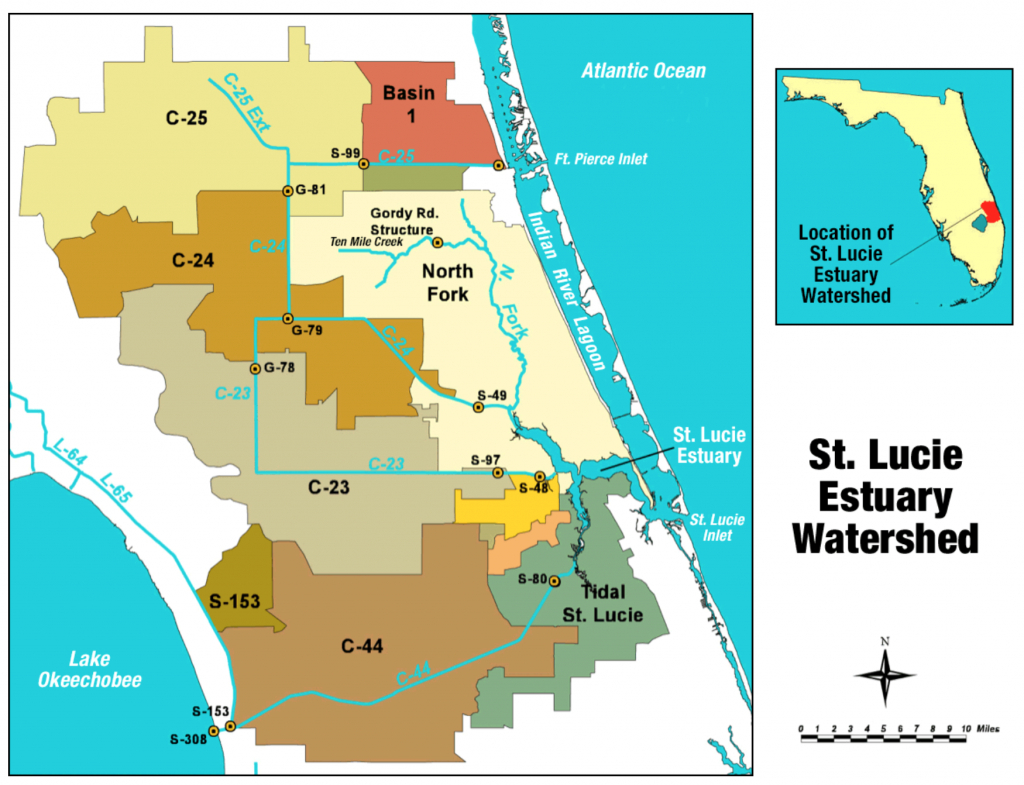 St. Lucie River - Wikipedia - Map Showing Stuart Florida