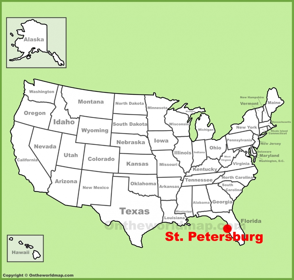 St. Petersburg Maps | Florida, U.s. | Maps Of St. Petersburg - St Pete Florida Map