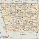 State And County Maps Of Iowa   Printable Iowa Road Map