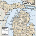 State And County Maps Of Michigan   Printable Map Of Michigan