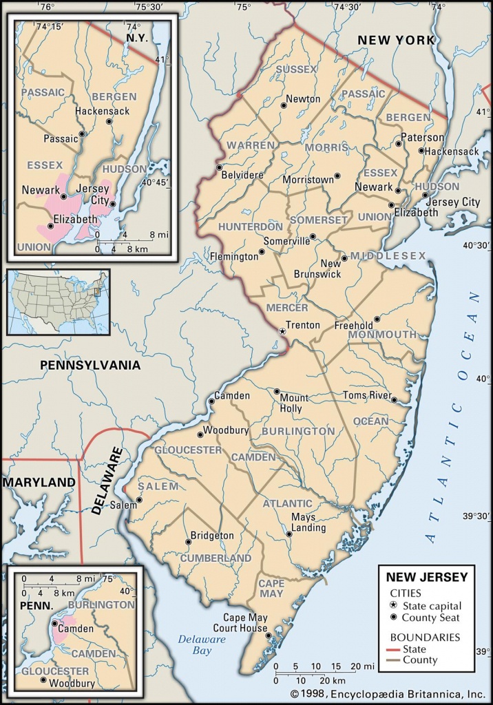 Map Of Monmouth County, New Jersey From Original Surveys Copy 1