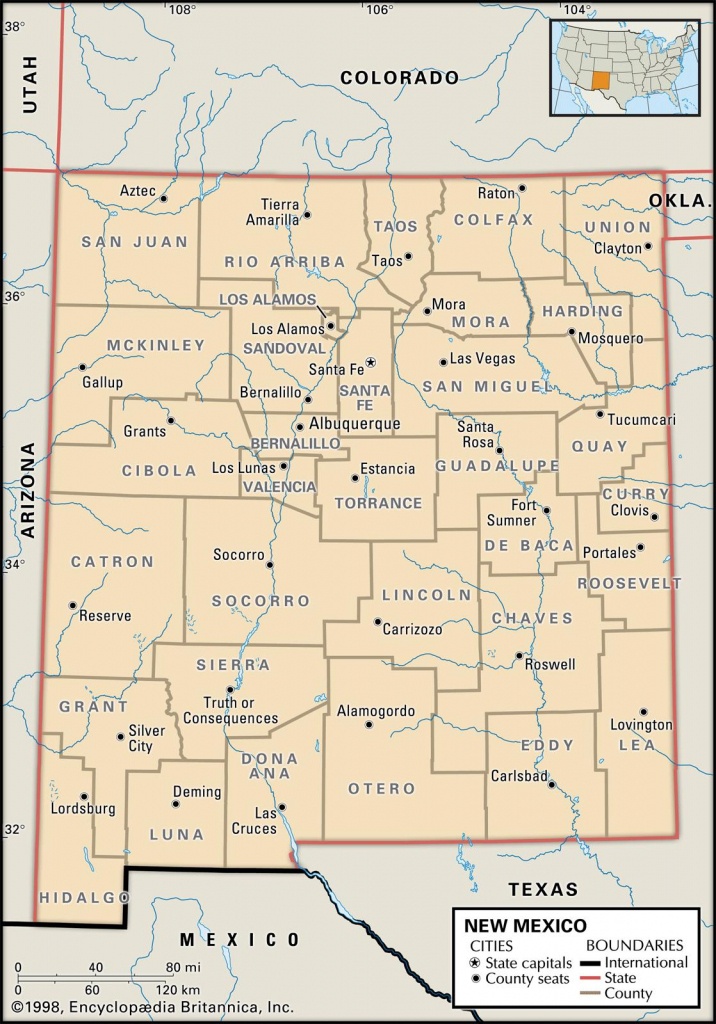 Printable Map Of New Mexico Free Printable Maps