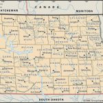 State And County Maps Of North Dakota   Printable Map Of North Dakota