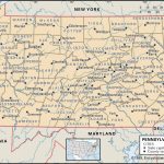 State And County Maps Of Pennsylvania   Printable Road Map Of Pennsylvania
