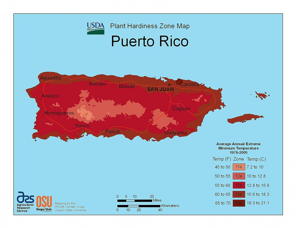 State Maps Of Usda Plant Hardiness Zones - Plant Zone Map Florida