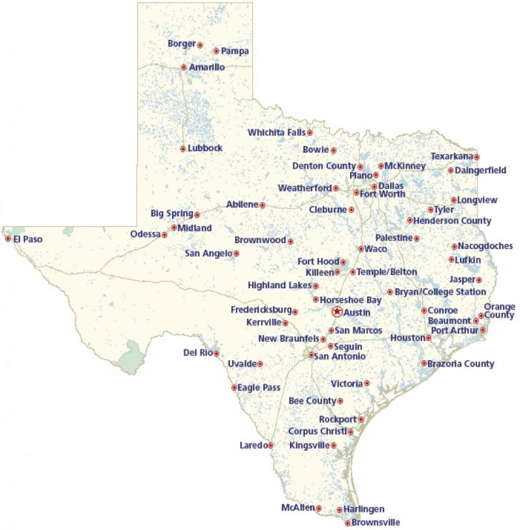 Pampa Texas Map
