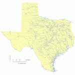 State Of Texas Water Feature Map And List Of County Lakes, Rivers   Texas Lakes Map