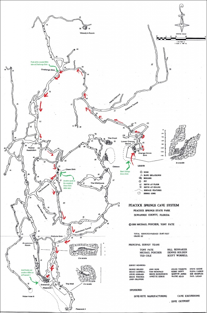 States Of Immersion - A Florida Cave Diving Adventure: The Grand - Florida Cave Diving Map