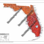 Stockmapagency Maps Of Florida Offered In Poster Print &jpg   Florida Temp Map