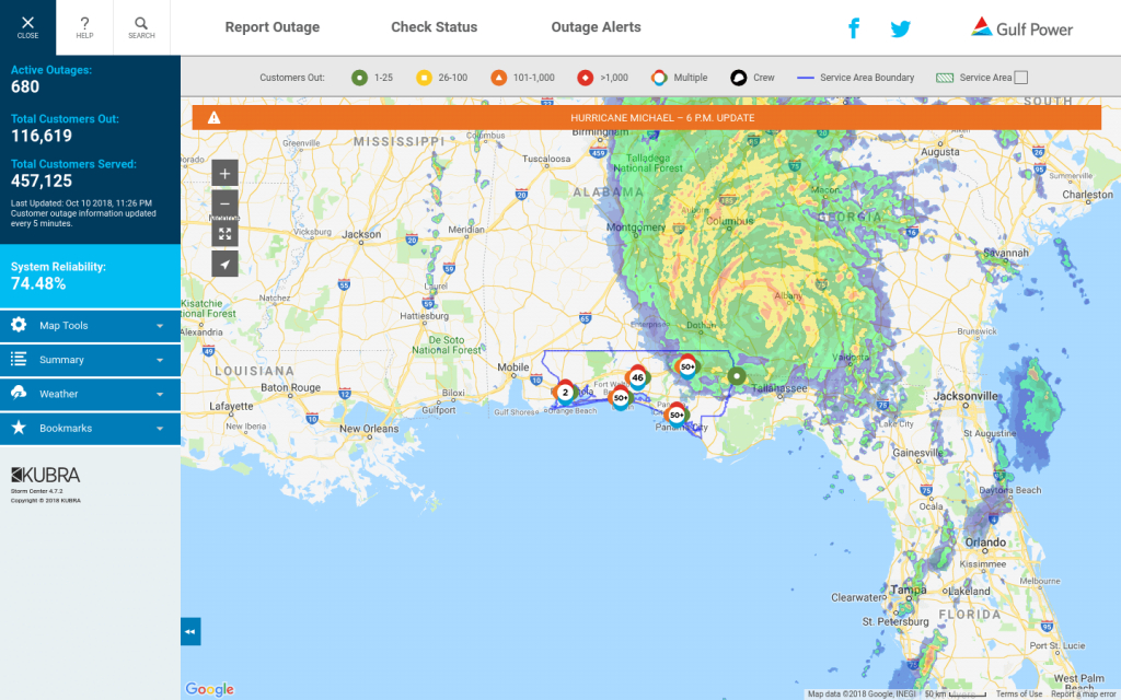 Storm Center Outage Maps Receive 3.1 Million Views For Record - Duke Florida Outage Map