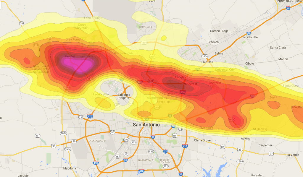 Storm Information And Maps | Claim Settlement | Commercial Claim Pro - Hail Maps Texas
