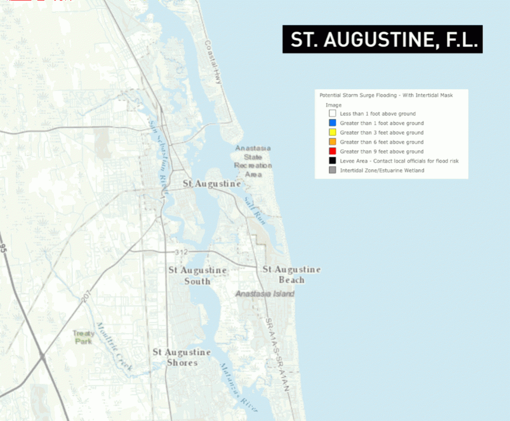 Storm Surge Maps Predict Widespread Flooding In Savannah And - Fema Flood Maps St Johns County Florida