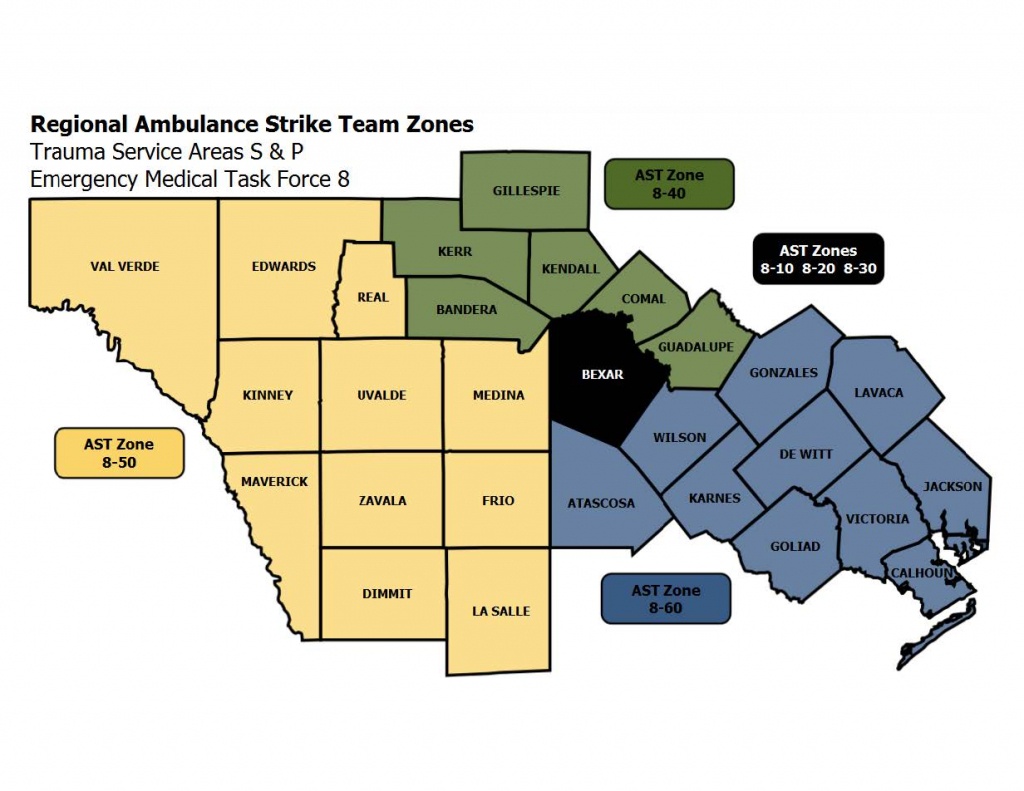 Strac Emtf-8 - Texas Dps Region Map