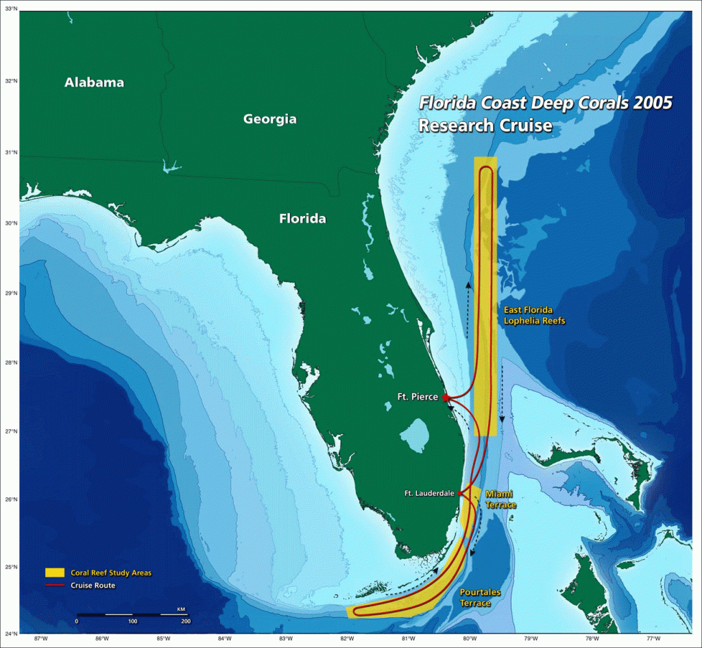 Straits Of Florida - Wikipedia - Ocean Depth Map Florida