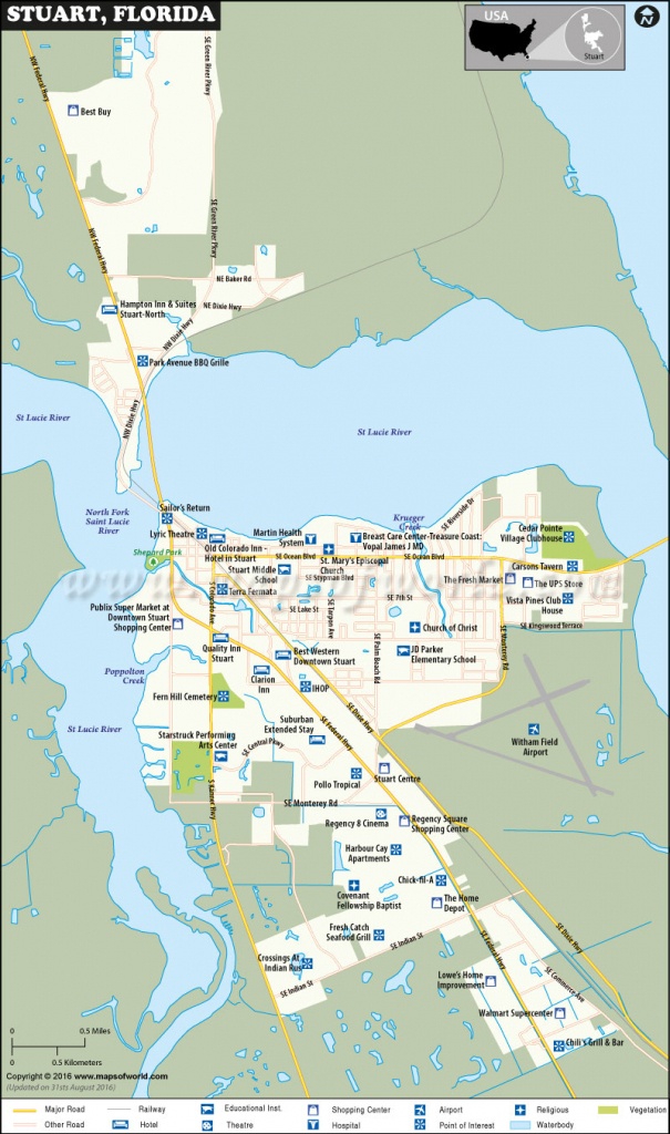 Stuart Florida Map - Map Showing Stuart Florida