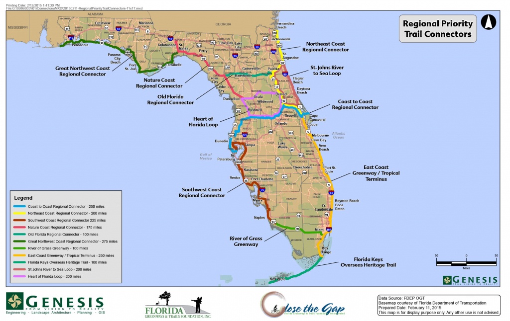 Sun Trail Legislation Looks To Connect Floridas Trails Florida Bike Trails Map 