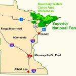 Superior National Forest   Maps & Publications   Printable Map Of Minnesota