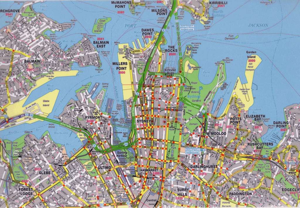 Sydney Map - Detailed City And Metro Maps Of Sydney For Download - Free Printable Aerial Maps
