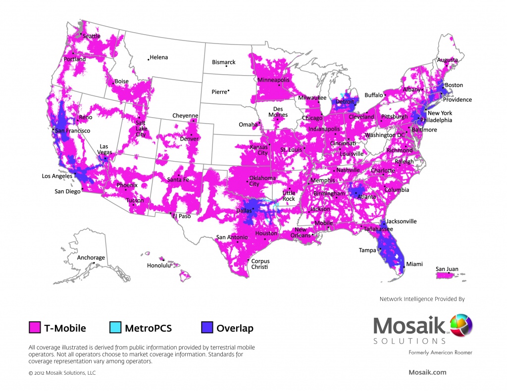 T-Mobile Usa To Merge With Metropcs - Metropcs Coverage Map Texas